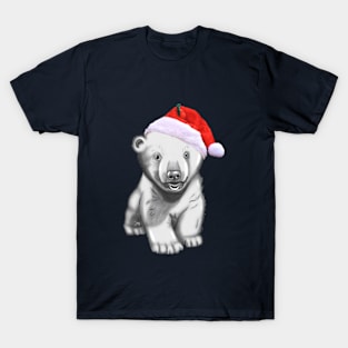 Christmas Ice Bear Drawing Gift T-Shirt